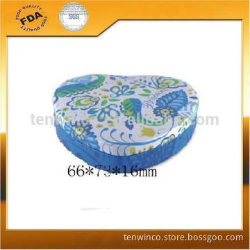 Popular Heart-shaped Vintage Chocolate Tin Box,Wedding Gifts Tin Boxes